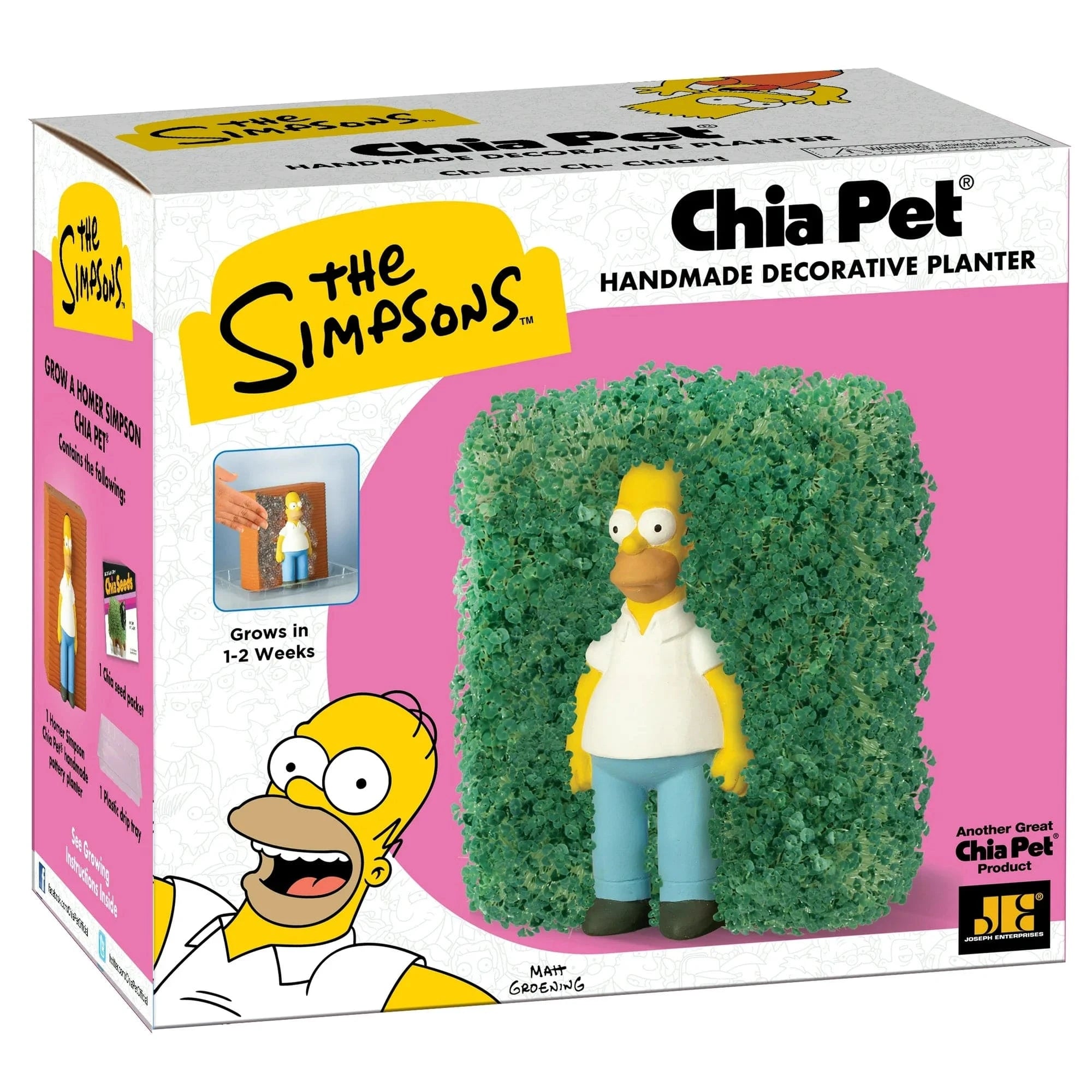 Homer in Hedges - The Simpsons Chia Pet