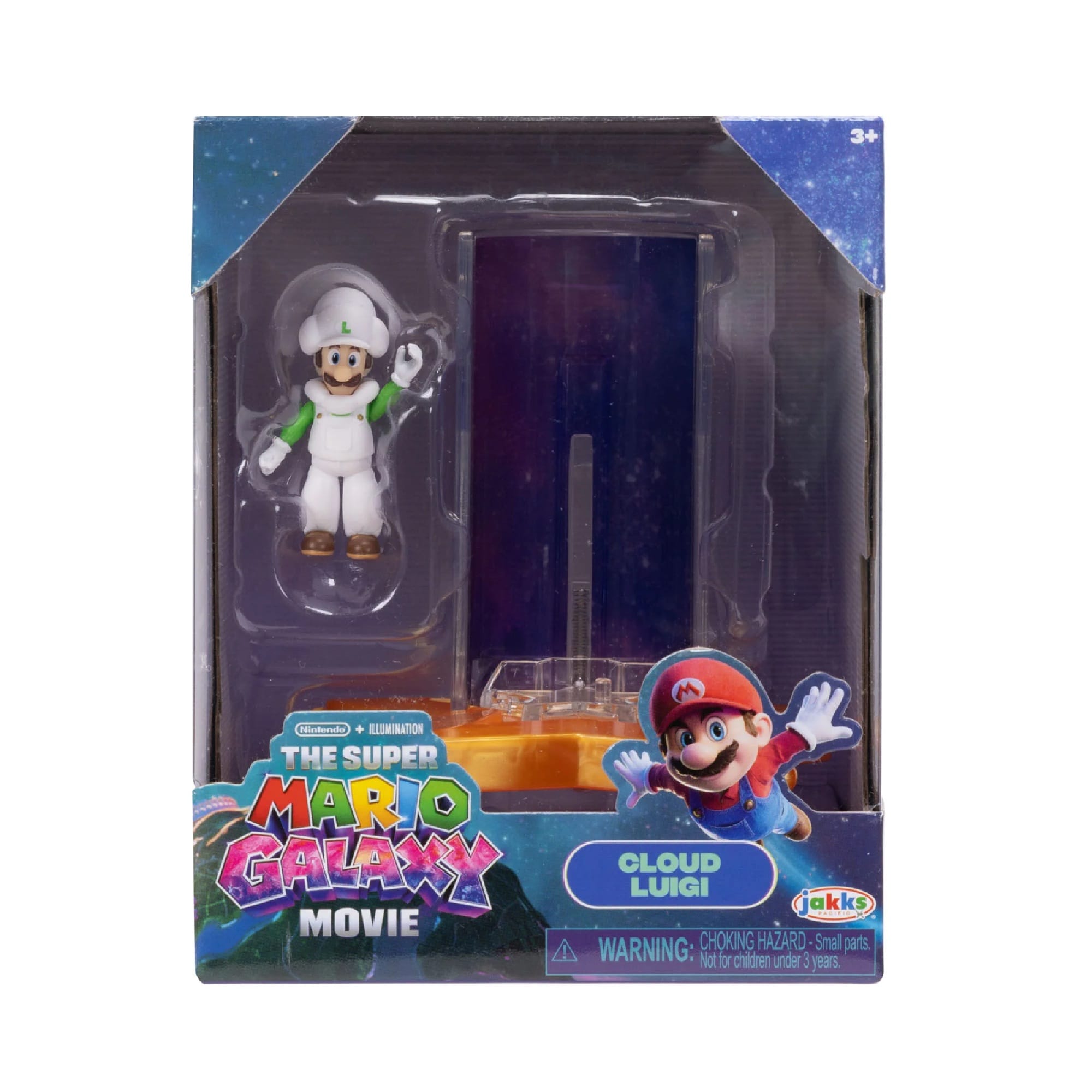 Cloud Luigi 1.5-Inch Feature Mini Figure - Super Mario Galaxy Movie by JAKKS Pacific
