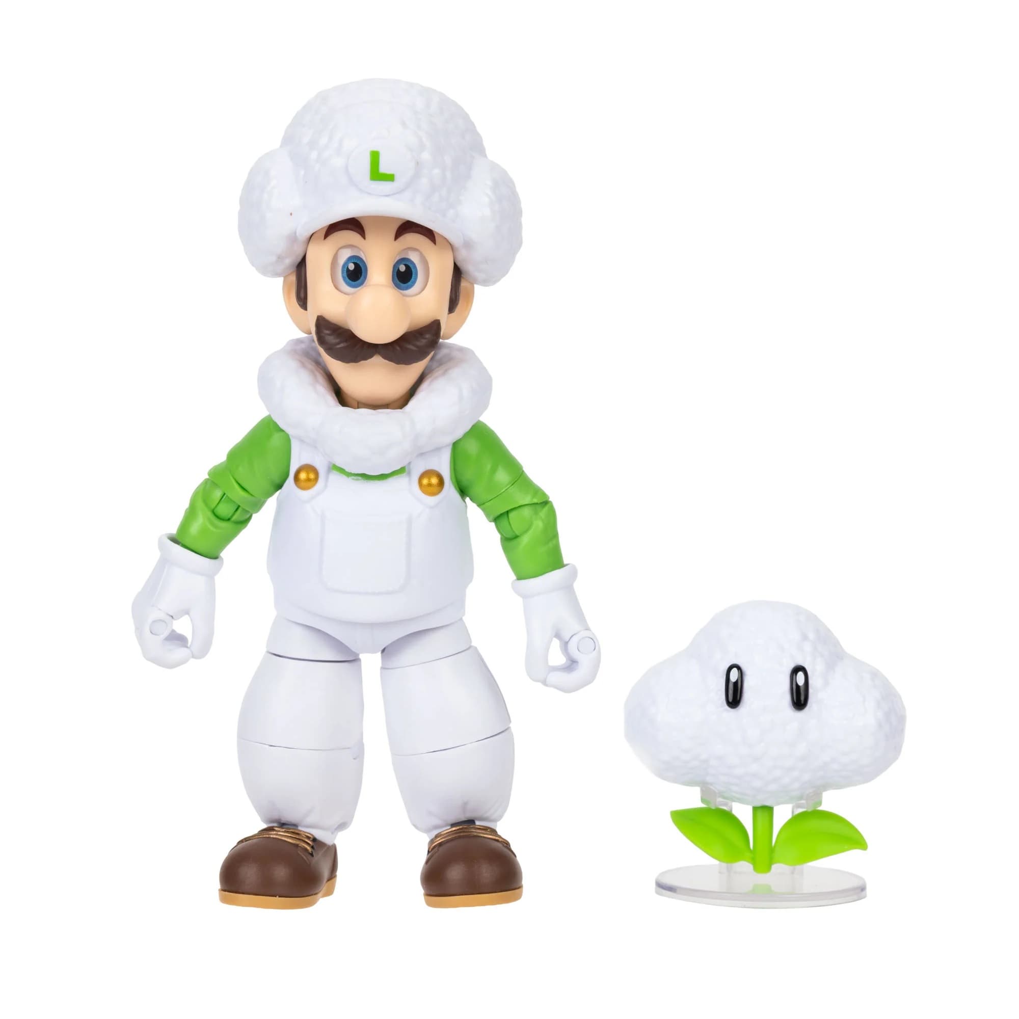 Cloud Luigi 5-Inch Action Figure - Super Mario Galaxy Movie by JAKKS Pacific