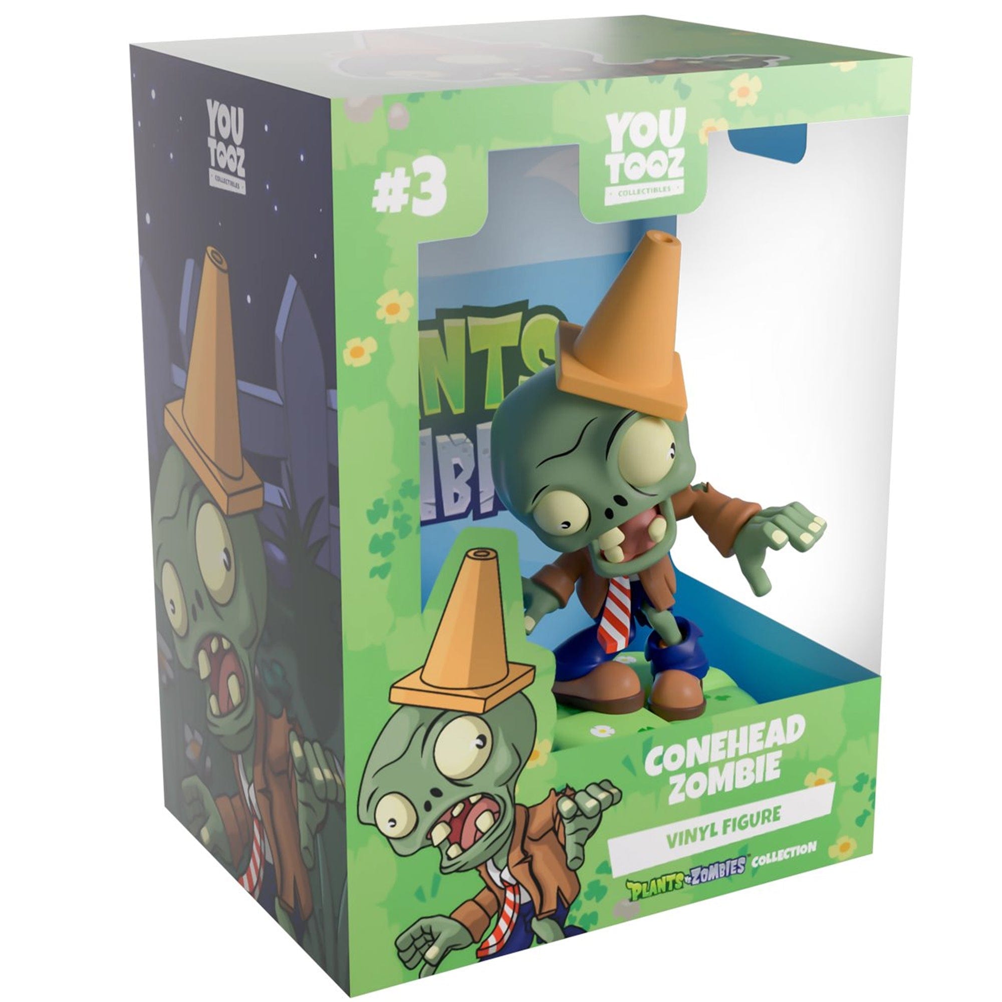 Conehead Zombie Plants vs. Zombies Vinyl Figure #3 Youtooz