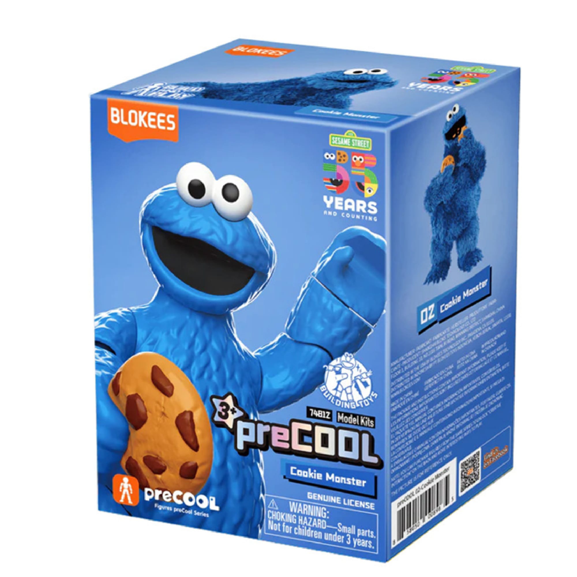 Cookie Monster Sesame Street Mini Model Kit Series 1 Blokees