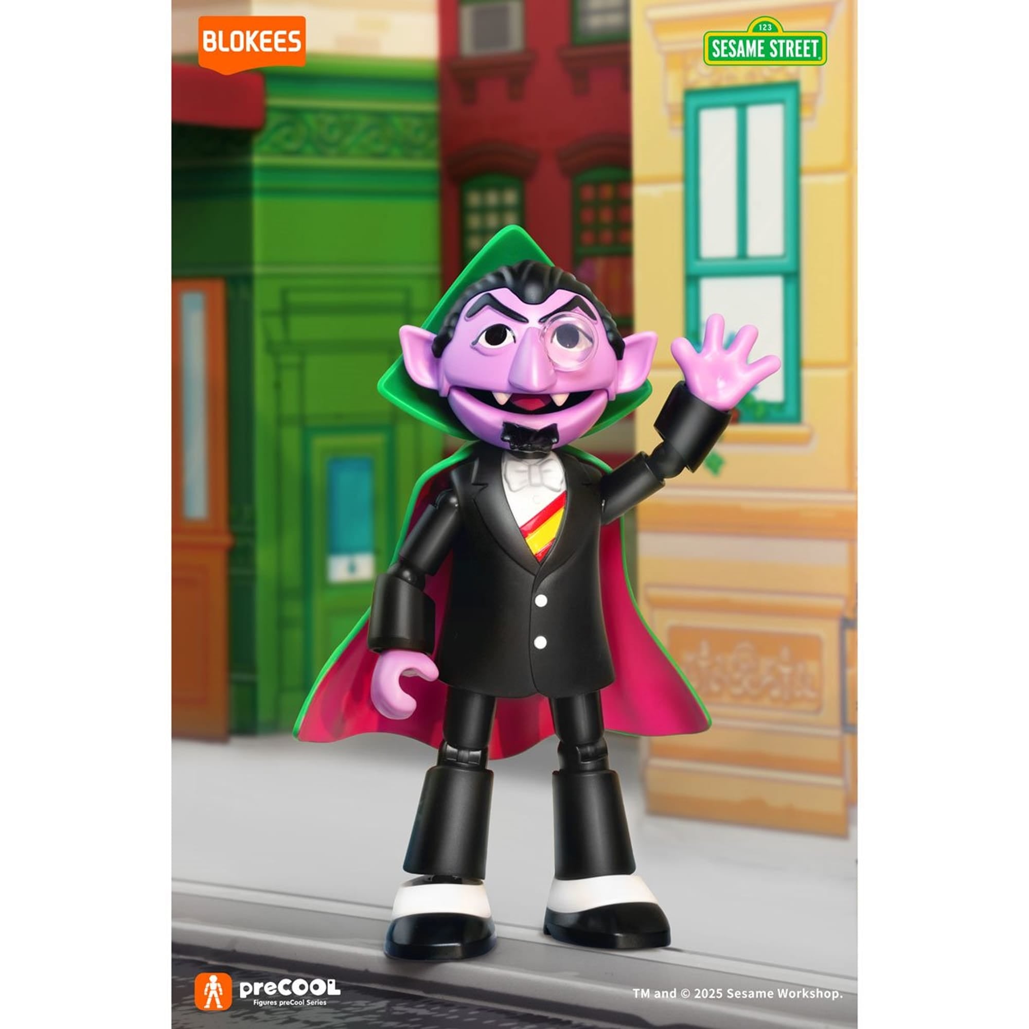 Count Von Count Sesame Street Mini Model Kit Series 2 Blokees
