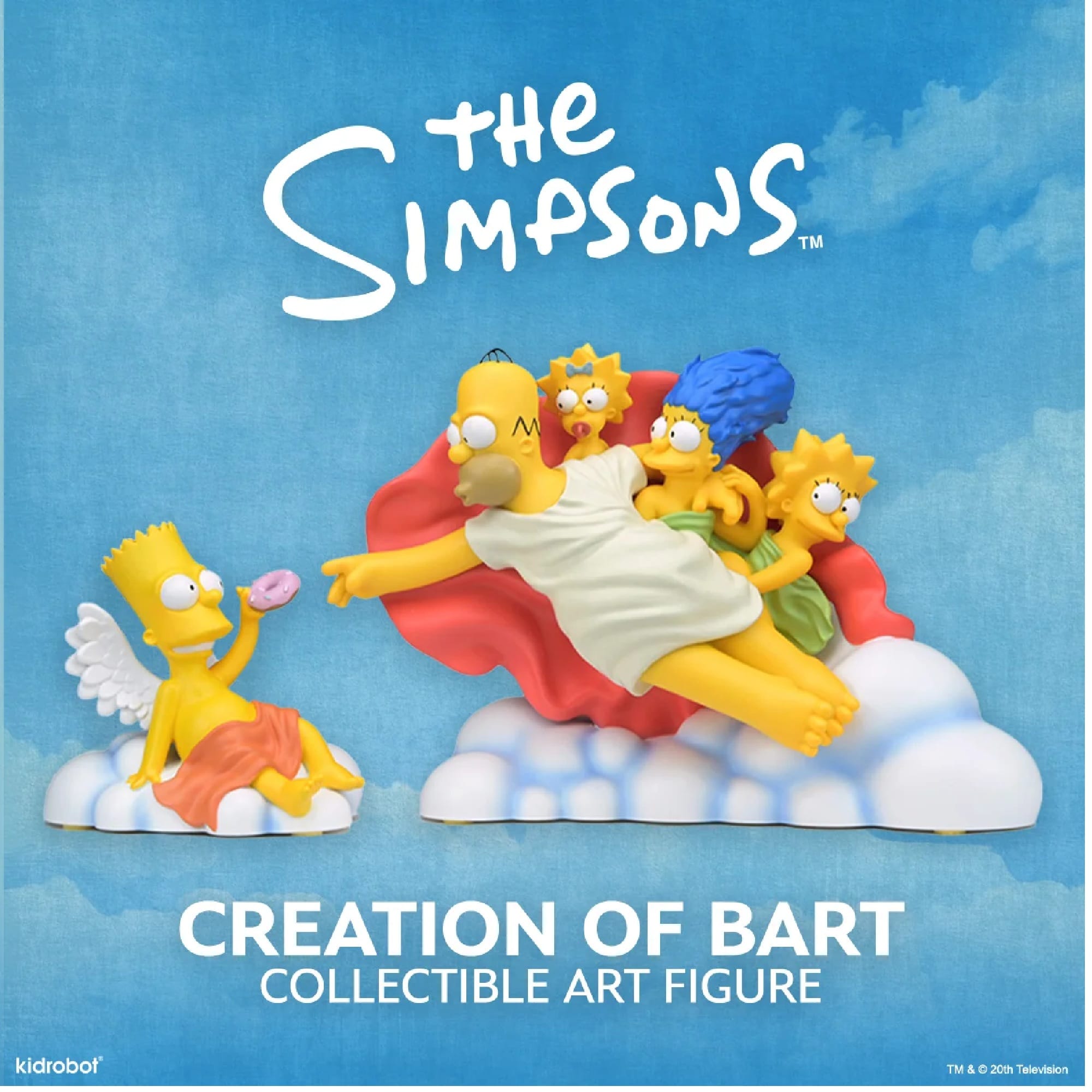 Creation of Bart - The Simpsons Resin Figure Set by Kidrobot (PRE-ORDER)