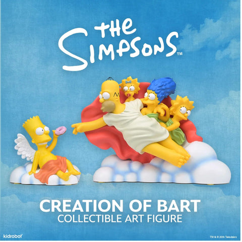Creation of Bart - The Simpsons Resin Figure Set by Kidrobot (PRE-ORDER)