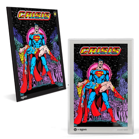 Superman - Death of Supergirl 'Crisis on Infinite Earths' 1985 Issue #7 Silver Collectible by Agoro