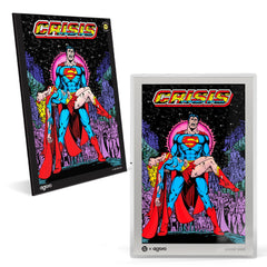 Superman - Death of Supergirl 'Crisis on Infinite Earths' 1985 Issue #7 Silver Collectible by Agoro