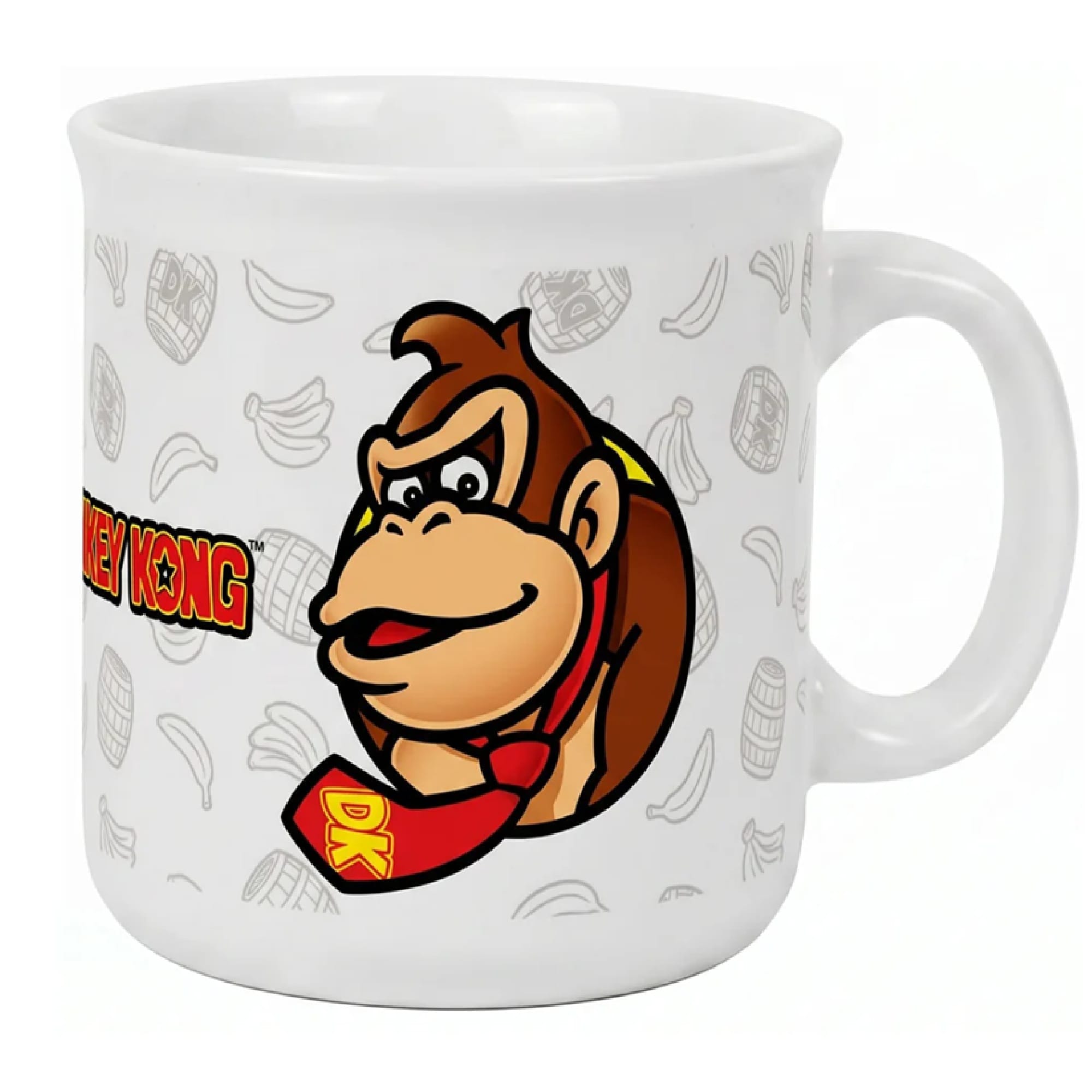 Nintendo Donkey Kong DK & Diddy Faces 20 oz Ceramic Camper Mug