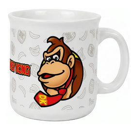 Nintendo Donkey Kong DK & Diddy Faces 20 oz Ceramic Camper Mug