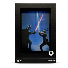 Darth Vader Star Wars Sketch Art 5g Silver Collectible Foil by Agoro