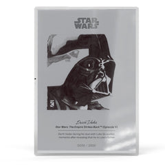 Darth Vader Star Wars Sketch Art 5g Silver Collectible Foil by Agoro
