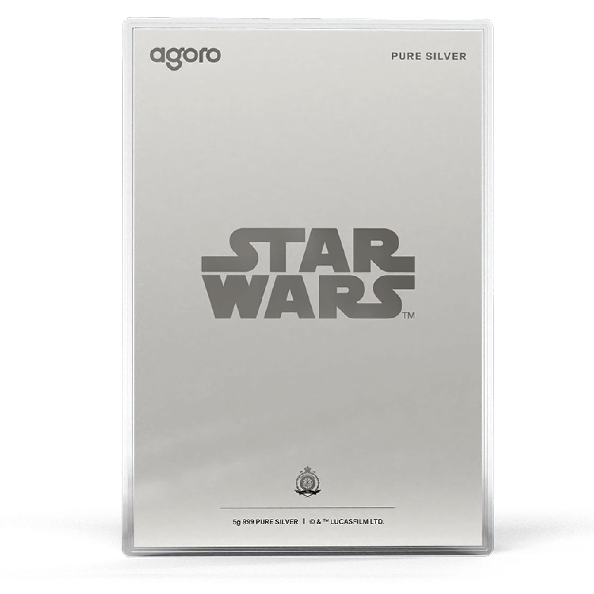 Darth Vader Star Wars Sketch Art 5g Silver Collectible Foil by Agoro