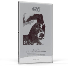 Darth Vader Star Wars Sketch Art 5g Silver Collectible Foil by Agoro