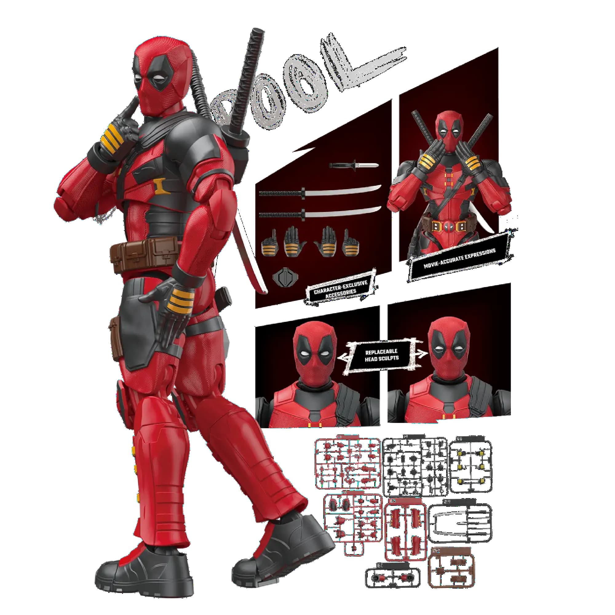 Deadpool - Marvel Deadpool & Wolverine Champion Class 04 Model Kit Blokees