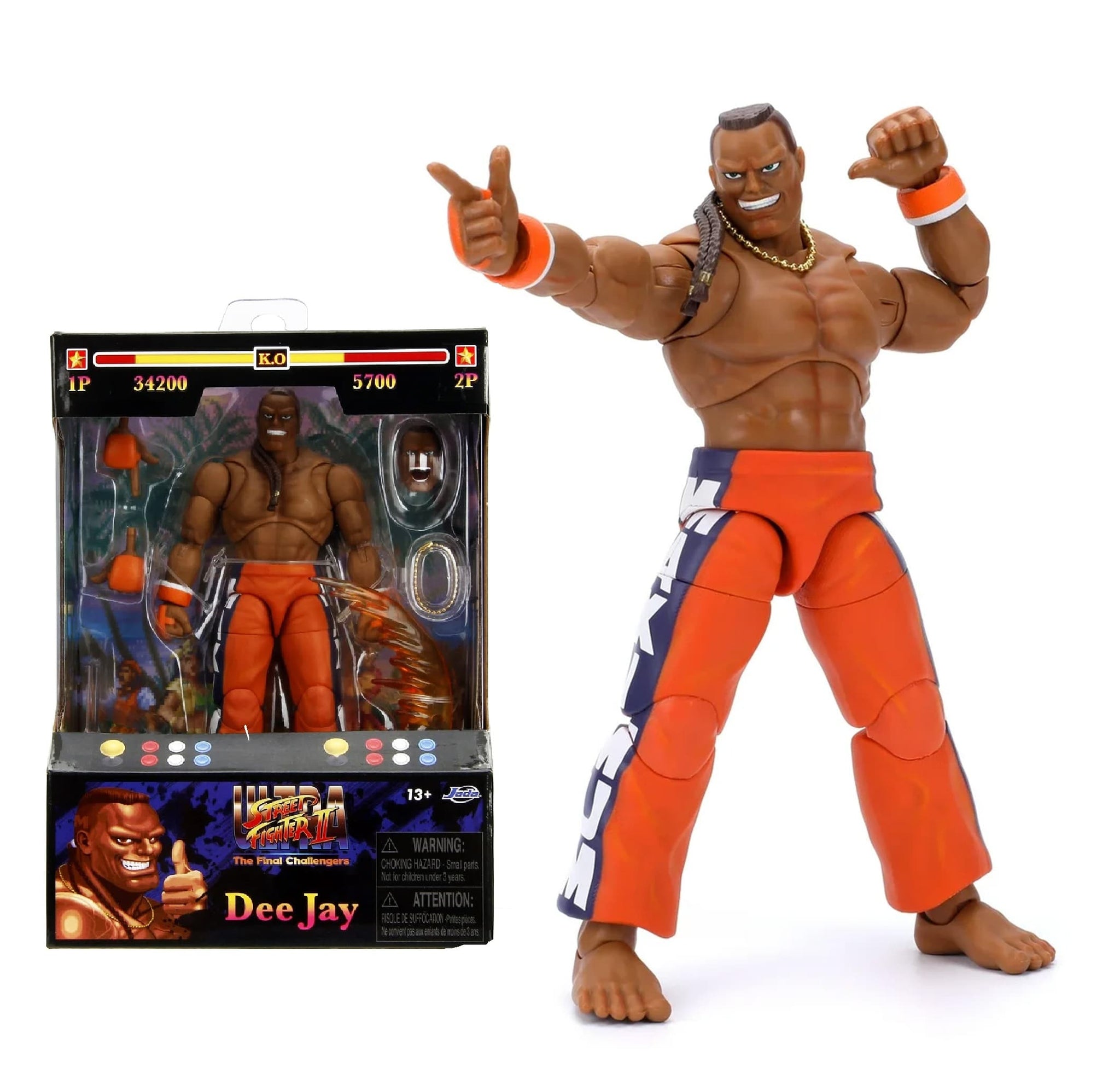 Dee Jay - Street Fighter II Action Figure by Jada Toys