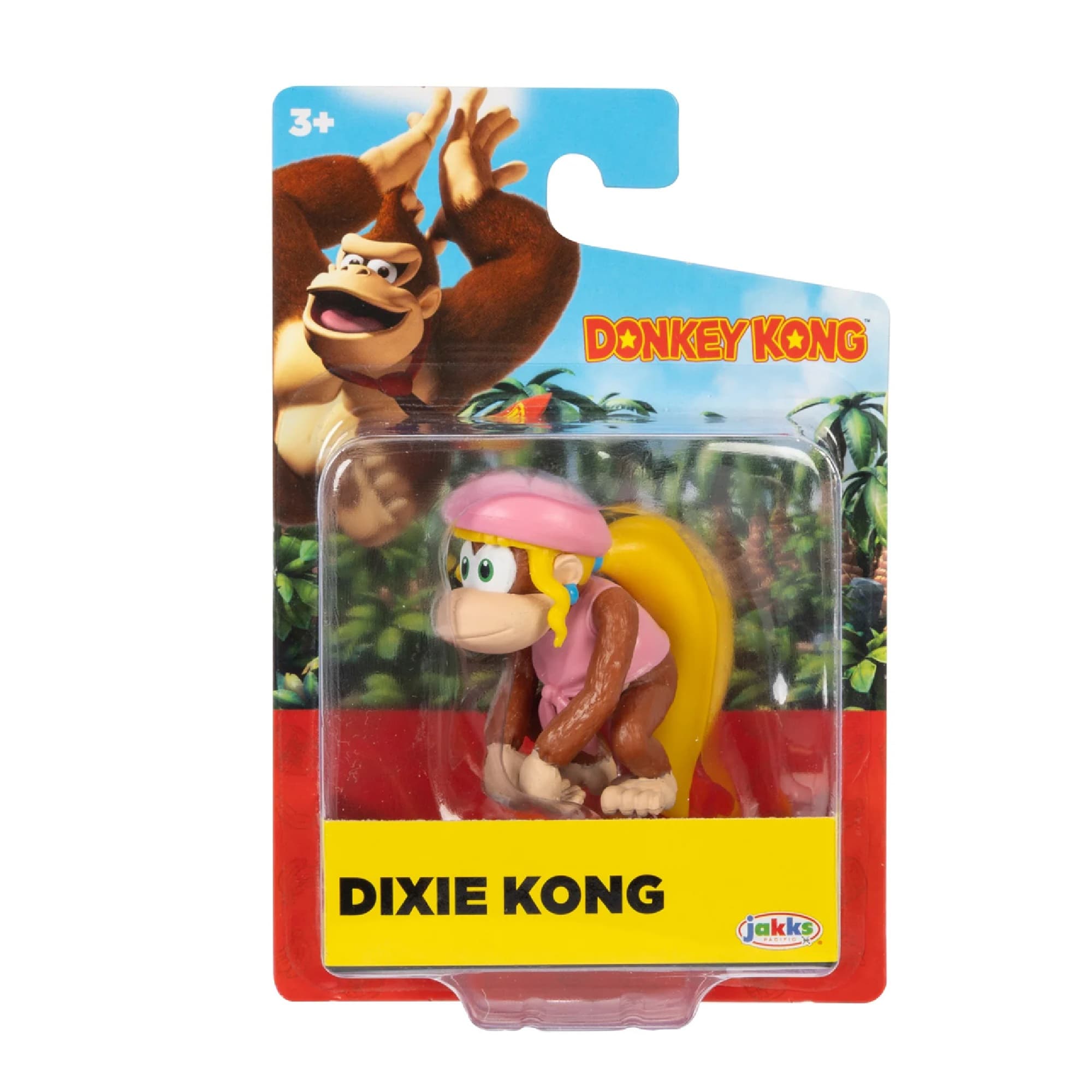 Donkey Kong, Diddy Kong & Dixie Kong 2.5-Inch Figure 3-Pack by JAKKS Pacific