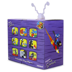 Itchy and Scratchy Flocked Version Medium Figure Set by The Simpsons x Kidrobot - IamRetro Exclusive