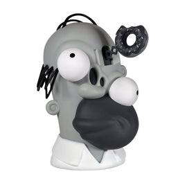Donut Brain Grayscale 9" Medium Art Vinyl Figure by Bakea x Martian Toys