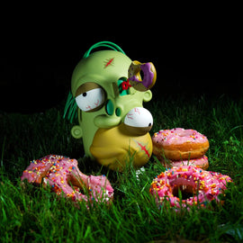 Zombie Donut Brain 9" Medium Art Vinyl Figure by Martian Toys
