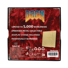 DOOM Commemorative Floppy Disk Limited Edition Replica - Gold Edition by Fanattik