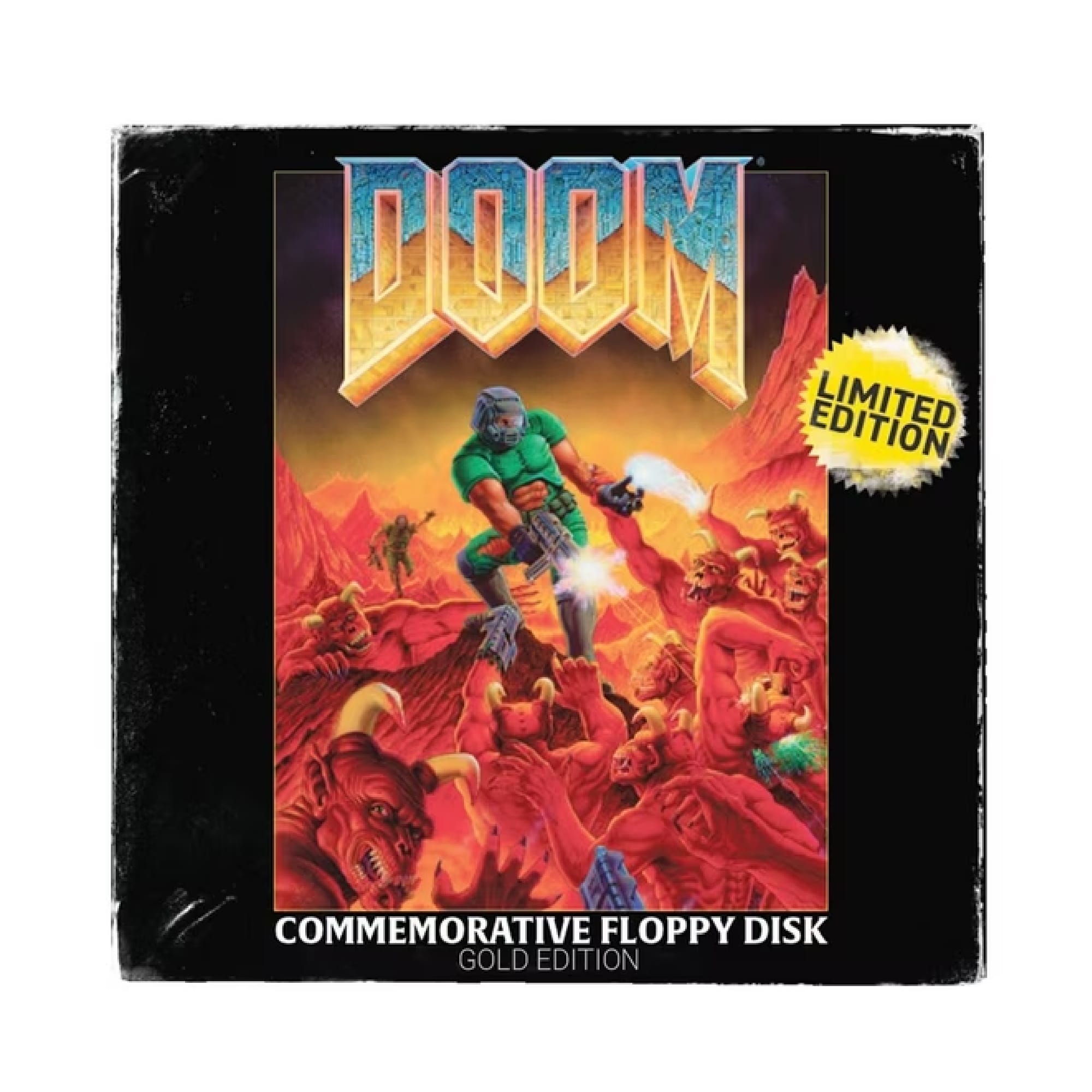 DOOM Commemorative Floppy Disk Limited Edition Replica - Gold Edition by Fanattik