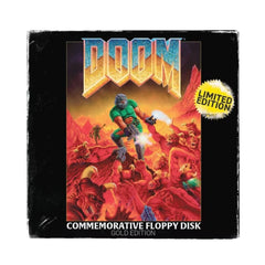 DOOM Commemorative Floppy Disk Limited Edition Replica - Gold Edition by Fanattik