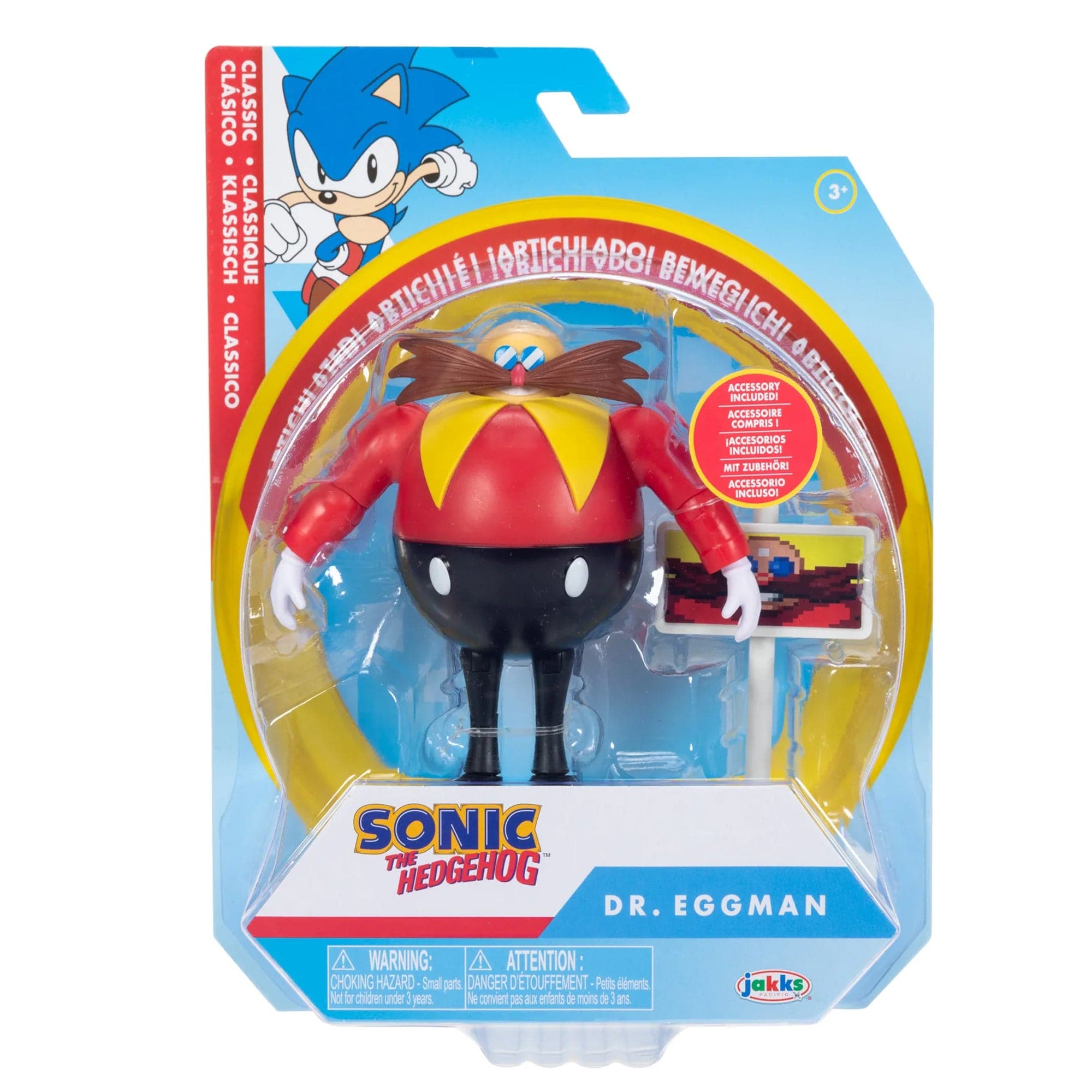 JAKKS PACIFIC 2022 ソニック・ザ・ヘッジホッグ エッグマン 2022 JAKKS Pacific Sonic the Hedgehog 2.75in Figure: CLASSIC