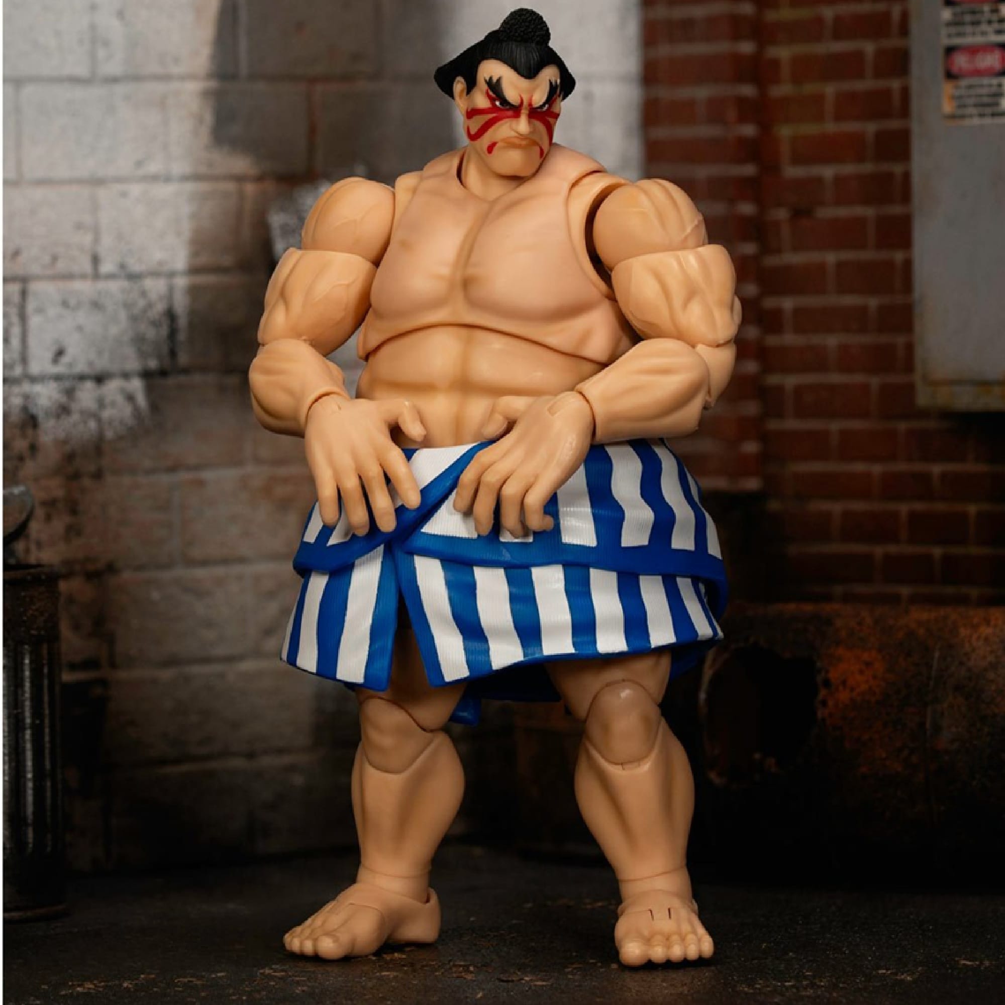 E. Honda Ultra Street Fighter II Deluxe Version 1:12 Action Figure Jada Toys
