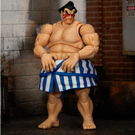 E. Honda Ultra Street Fighter II Deluxe Version 1:12 Action Figure Jada Toys