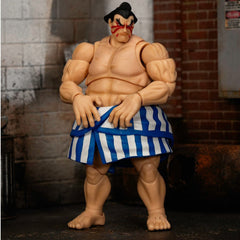 E. Honda Ultra Street Fighter II Deluxe Version 1:12 Action Figure Jada Toys