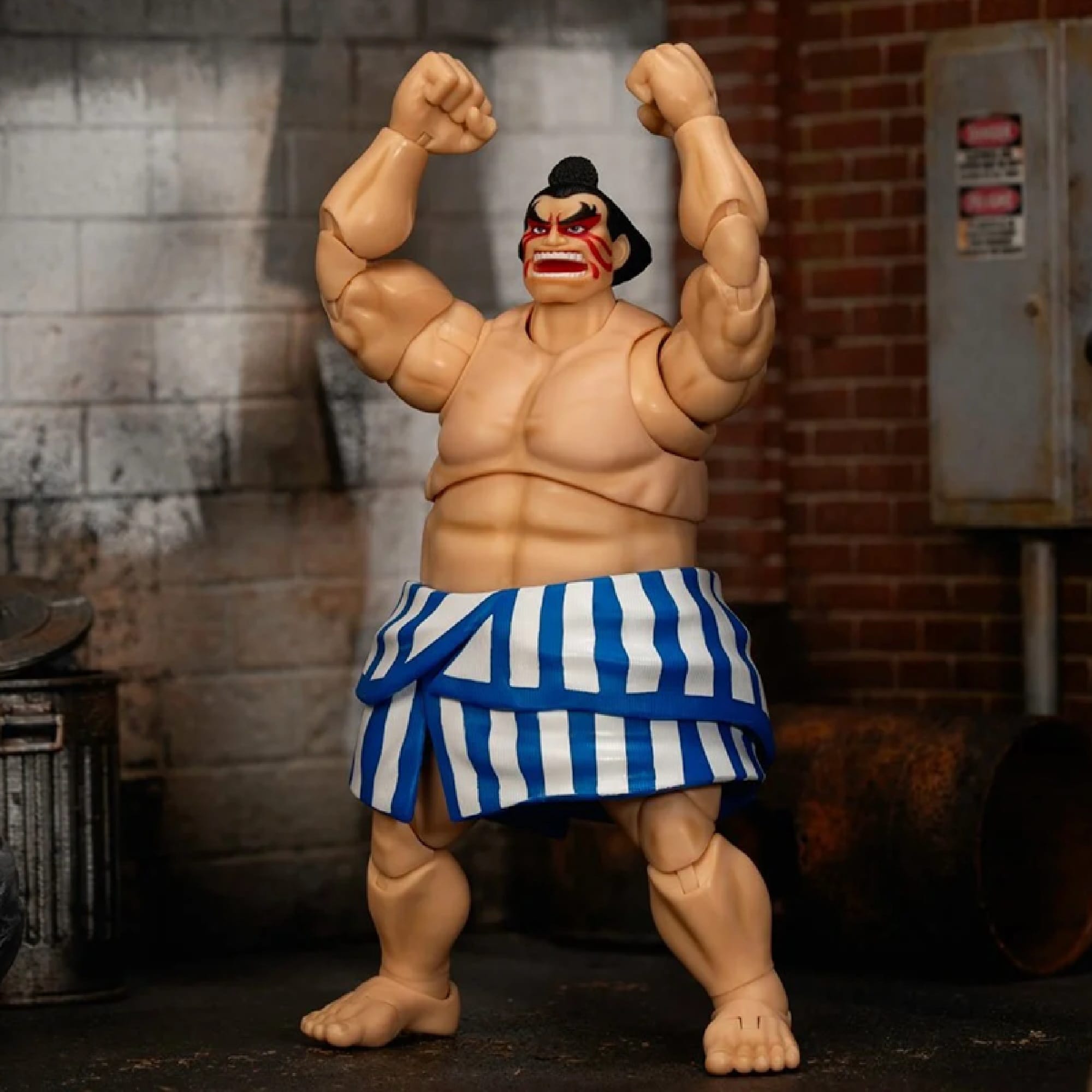 E. Honda Ultra Street Fighter II Deluxe Version 1:12 Action Figure Jada Toys