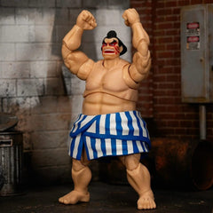 E. Honda Ultra Street Fighter II Deluxe Version 1:12 Action Figure Jada Toys