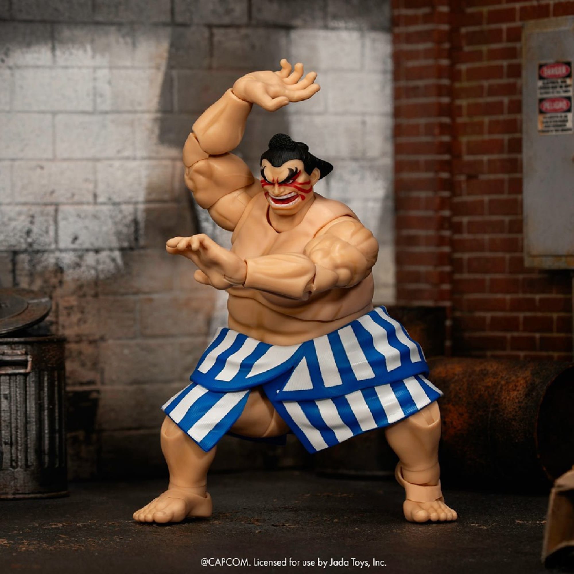 E. Honda Ultra Street Fighter II Deluxe Version 1:12 Action Figure Jada Toys