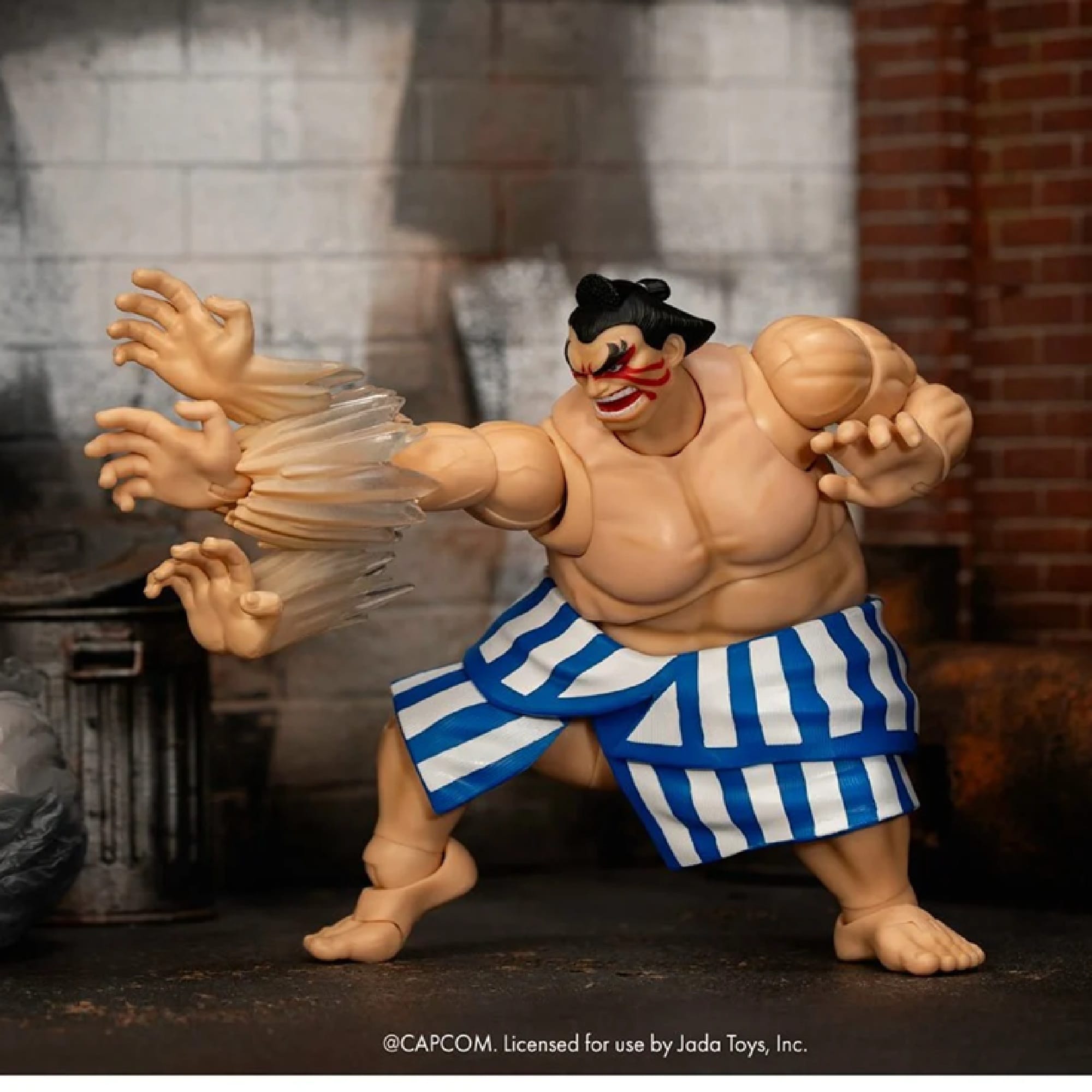 E. Honda Ultra Street Fighter II Deluxe Version 1:12 Action Figure Jada Toys