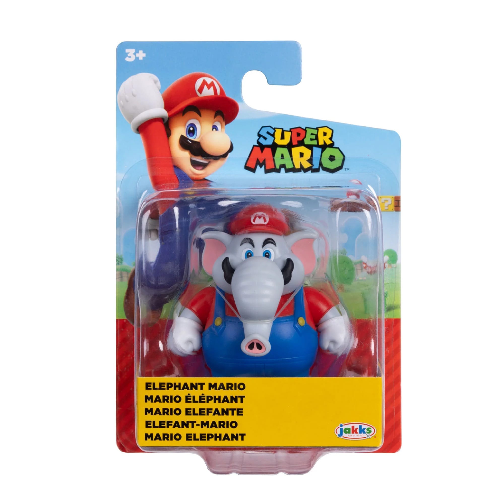 Elephant Mario - Super Mario 2.5 inch Figure Wave 59 Nintendo by Jakks Pacific