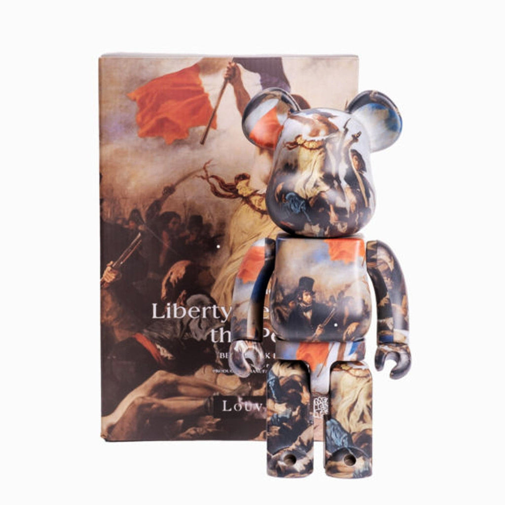 Liberty Leading the People by Eugene Delacroix 400% + 100% Bearbrick Combo  Medicom