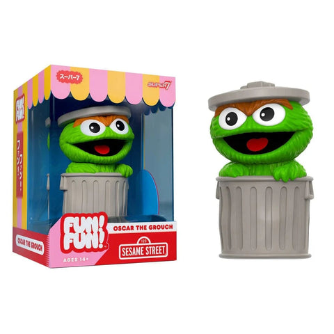 Oscar the Grouch Sesame Street 5" Fun Fun Figure by Super7