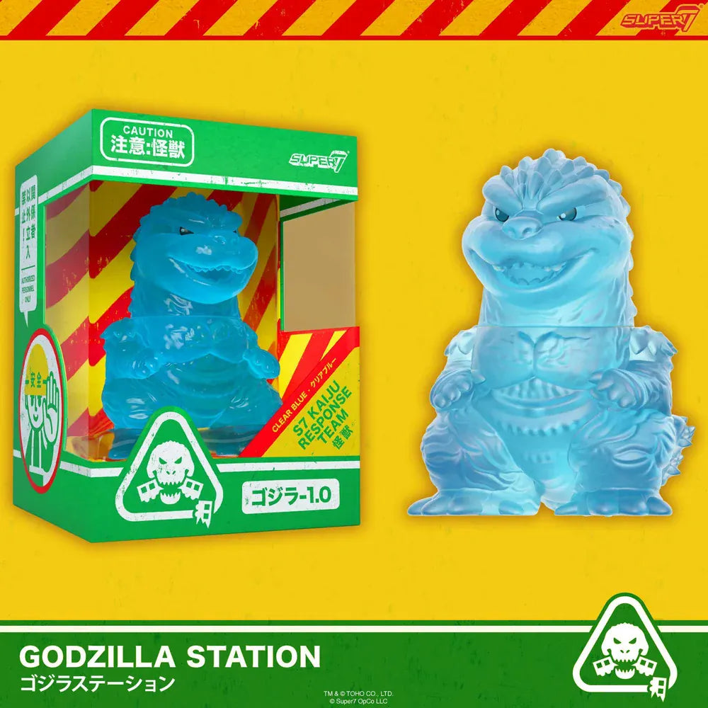 Godzilla Minus One Clear Blue 5-Inch Vinyl Figure Toho FUN! FUN! by Super7