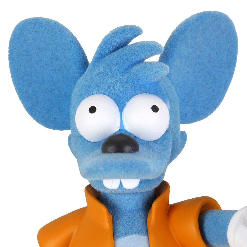 Itchy and Scratchy Flocked Version Medium Figure Set by The Simpsons x Kidrobot - IamRetro Exclusive