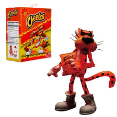 Jada Toys Cheetos Chester Cheetah Flamin' Hot Glow-in-the-Dark 6-Inch Action Figure