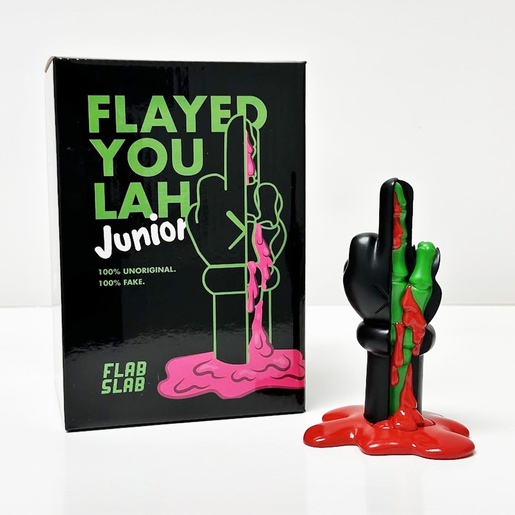 Flayed You Lah Junior Red (Pain Edition) Resin Figure by Flab Slab