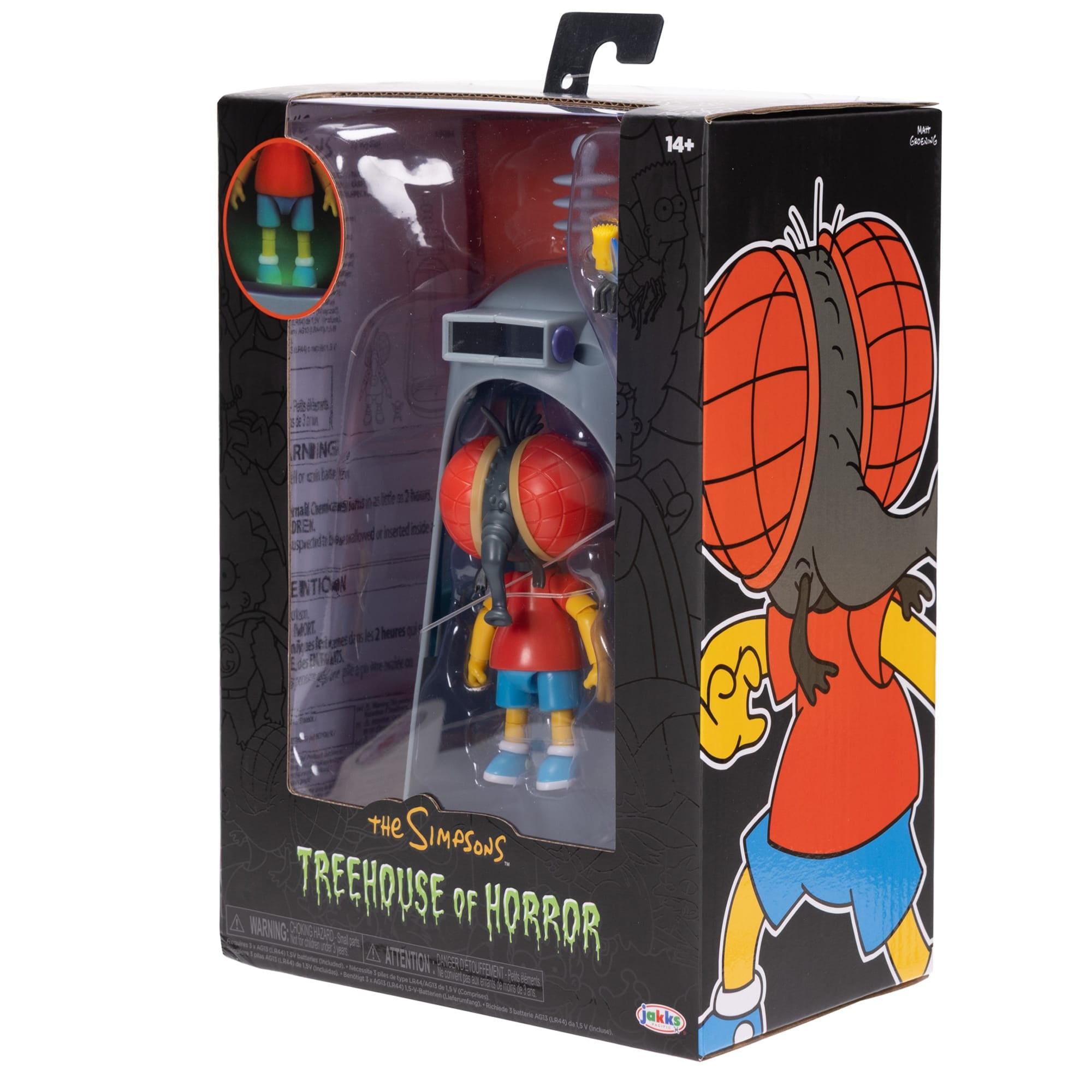 Fly Boy Bart Simpsons Treehouse of Horror Premium Action Figure Jakks Pacific