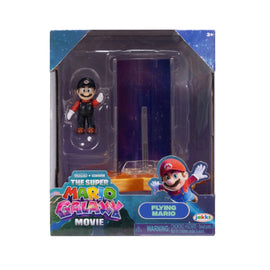Flying Mario 1.5-Inch Feature Mini Figure - Super Mario Galaxy Movie by JAKKS Pacific