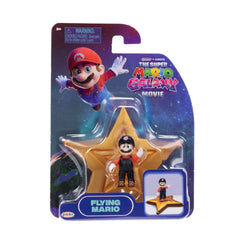Flying Mario with Star 1.5-Inch Mini Figure - Super Mario Galaxy Movie by JAKKS Pacific