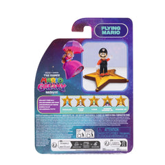 Flying Mario with Star 1.5-Inch Mini Figure - Super Mario Galaxy Movie by JAKKS Pacific