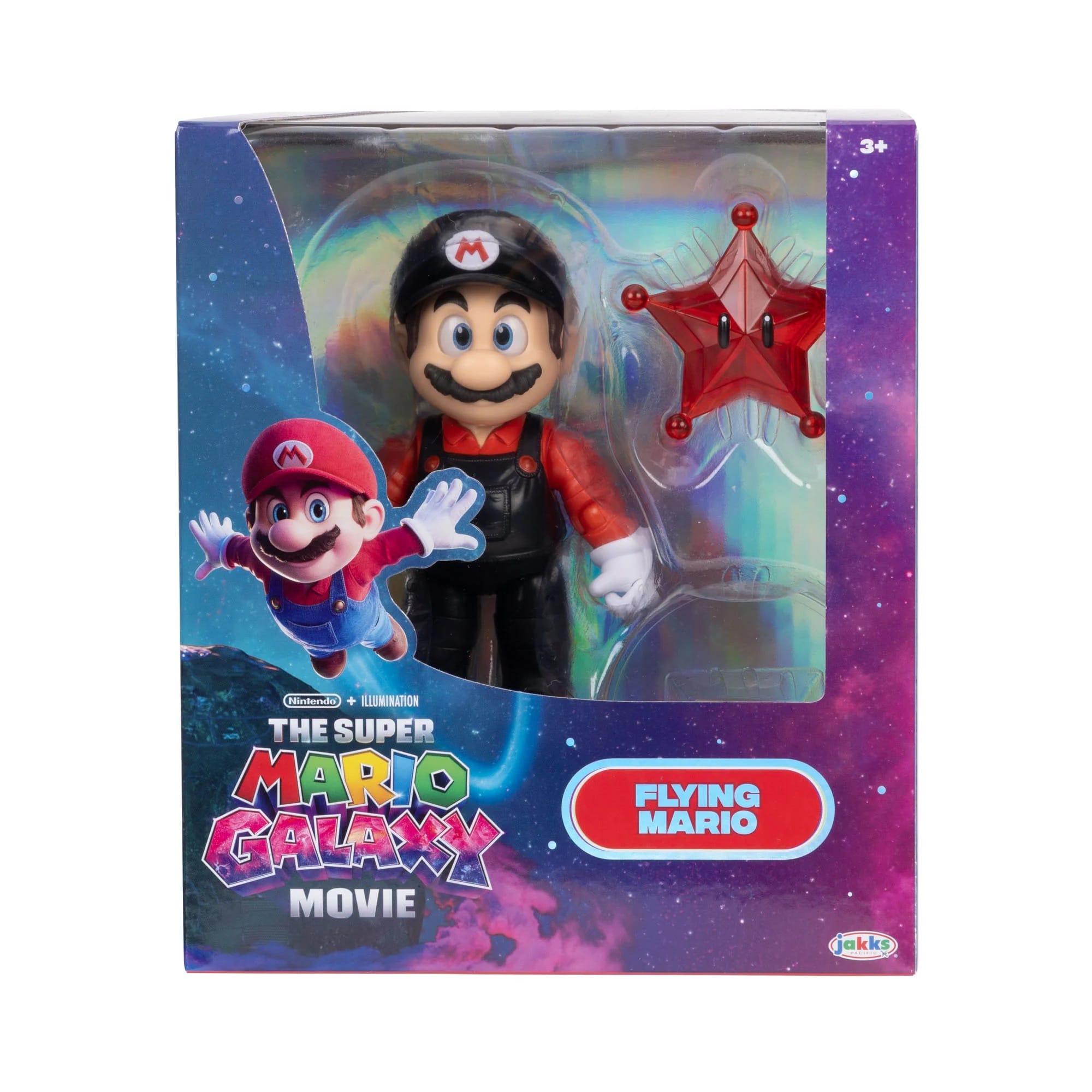 Flying Mario 5-Inch Action Figure - Super Mario Galaxy Movie by JAKKS Pacific