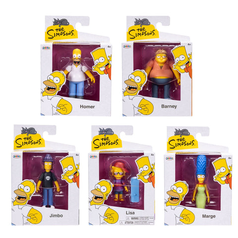 Wave 6 Full Set - The Simpsons 2.5" Figure Wave 6 by Jakks Pacific