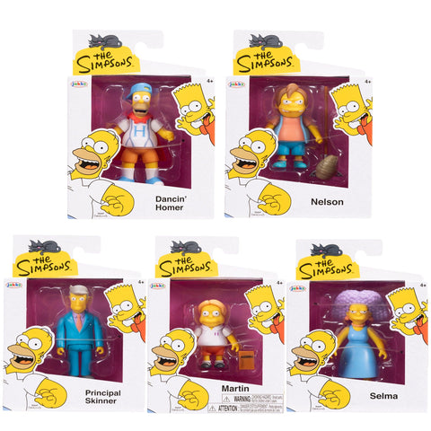 Wave 4 Full Set - The Simpsons 2.5" Figures by Jakks Pacific