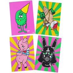 Blank Generation 5.5 Silkscreened Postcard Art Print by Frank Kozik x Arcane Agenda