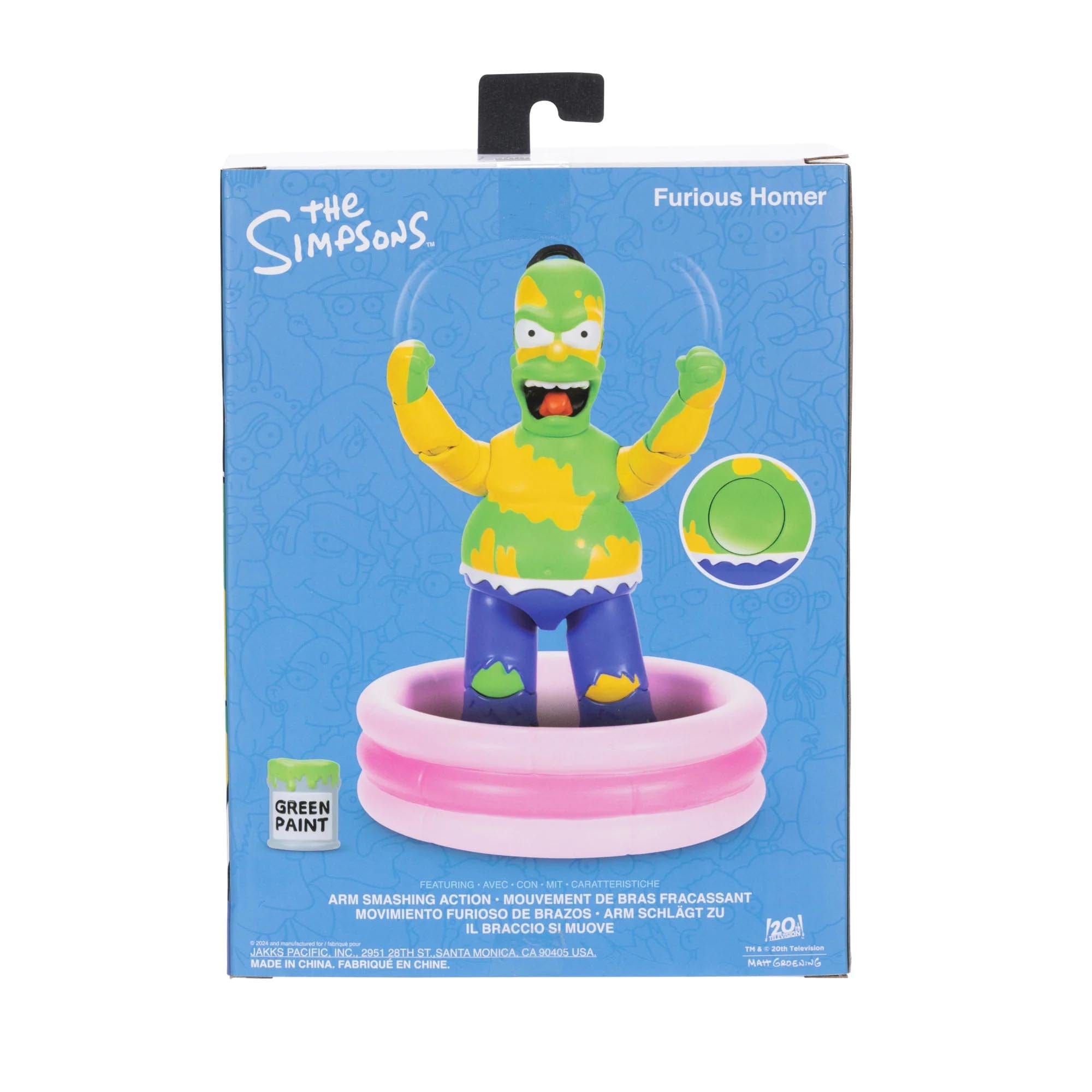 Furious Homer - The Simpsons Premium 5-Inch Figure by Jakks Pacific