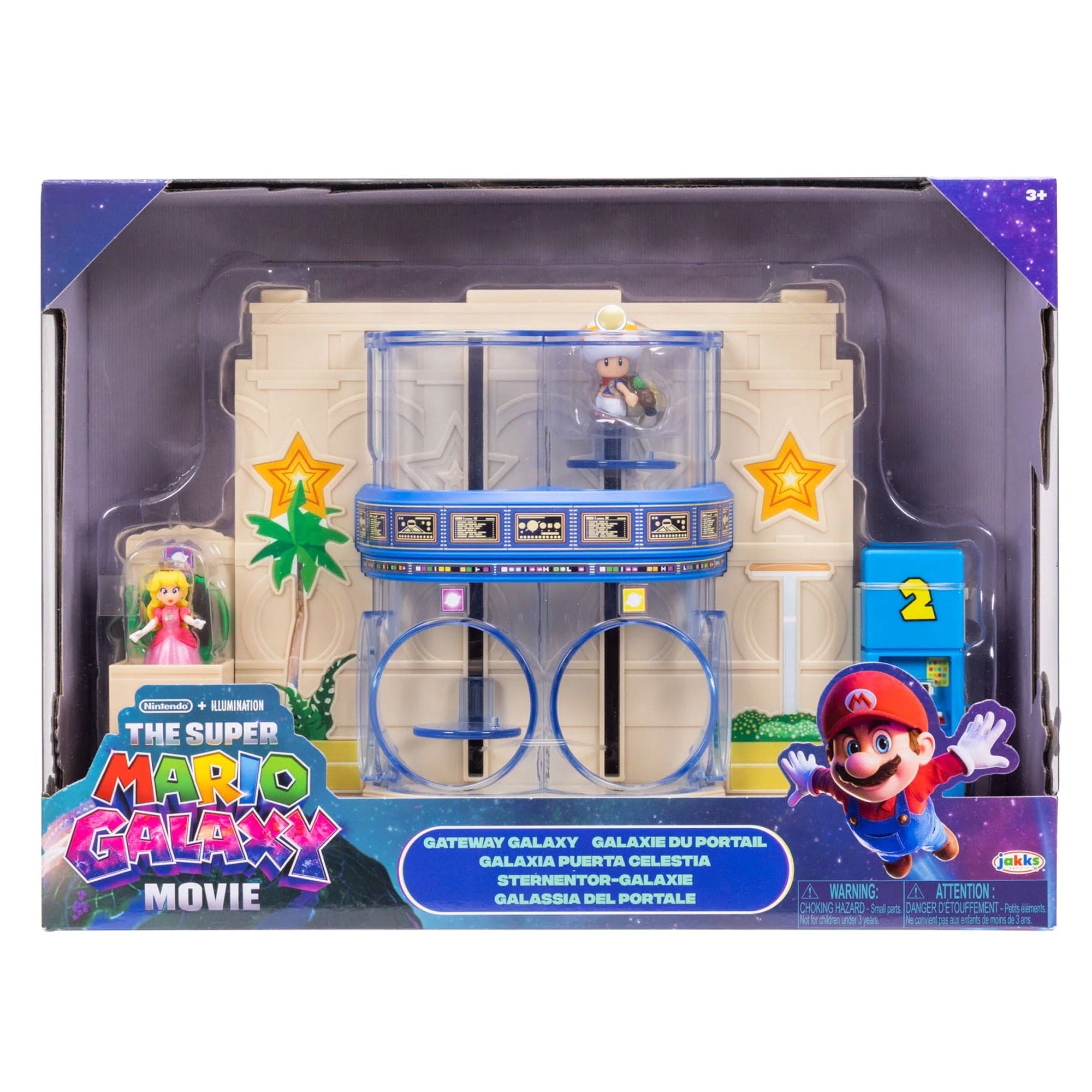 Gateway Galaxy Diorama Set Super Mario Galaxy Movie Jakks Pacific